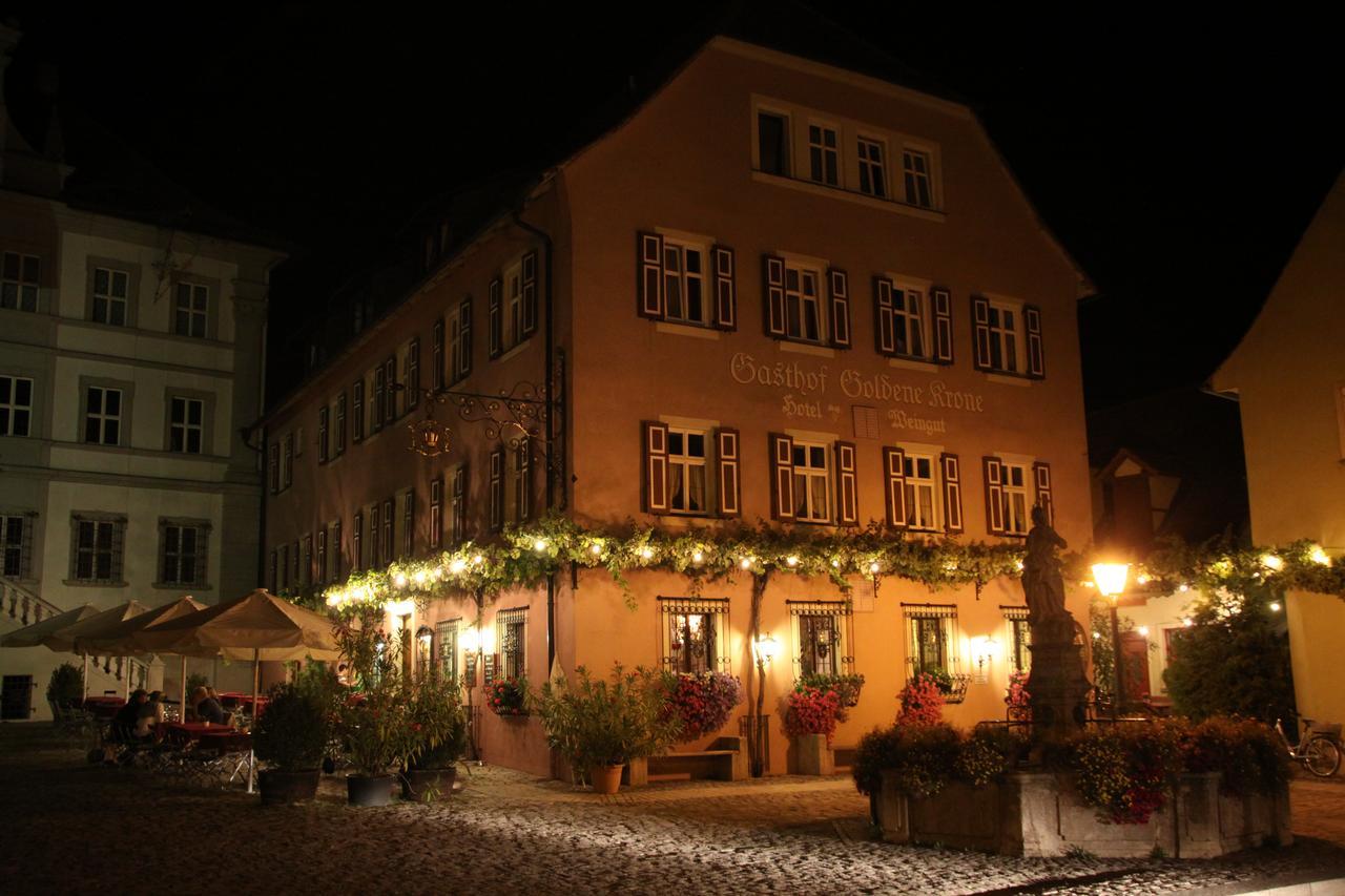 Gasthof & Hotel Goldene Krone Iphofen Eksteriør billede