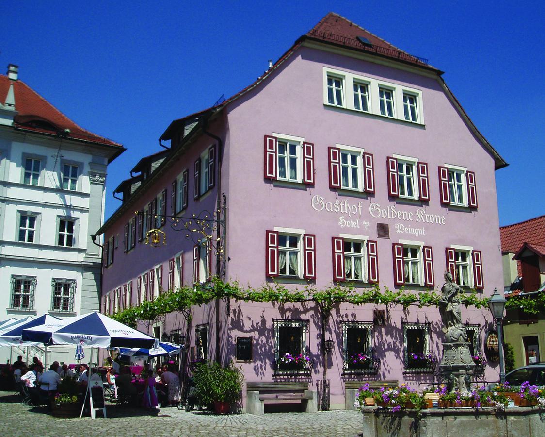 Gasthof & Hotel Goldene Krone Iphofen Eksteriør billede